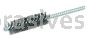 Weiler 21111 3/4" Power Tube Brush .0104" Steel Wire Fill 2-1/2" Brush Length