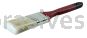 Weiler 40040 2" Angled Sash Brush Poly/Nylon Fill 2-1/2" Trim Length Red Foam Handle