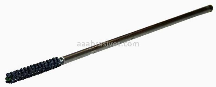 Weiler 34311 CrossFlex Standard Duty Bore Brush 6mm Diameter 120 SC with Collet