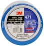 3M™ 7010375087 Vinyl Tape 471 Blue 3" x 36 yards