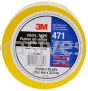 3M&trade; 7100049780 Vinyl Tape 471 Yellow 1/4" x 36 yards