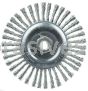 Weiler 08786 Roughneck Jr. 6" Root Pass Weld Cleaning Brush .020" Stainless Steel Wire Fill 5/8"-11 UNC Nut