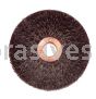 Weiler 35250 3" Polyflex Encapsulated Small Diameter Crimped Wire Wheel .0118" Steel Fill 1/2" Arbor Hole