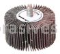 Weiler 30738 2" x 1" x 80 AO Wolverine Coated Abrasive Flap Wheel 1/4-20 Threaded Stem