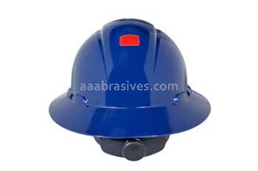 3M™ 7000144984 H-810R-UV Full Brim Hard Hat Navy Blue 4-Point Ratchet Suspension with Uvicator