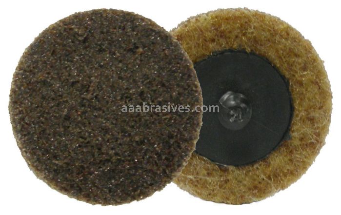 Weiler 57322 - 2" High Performance, AO - Coarse, Plastic Button, Non-Woven Surf. Cond. Disc - 012382573225