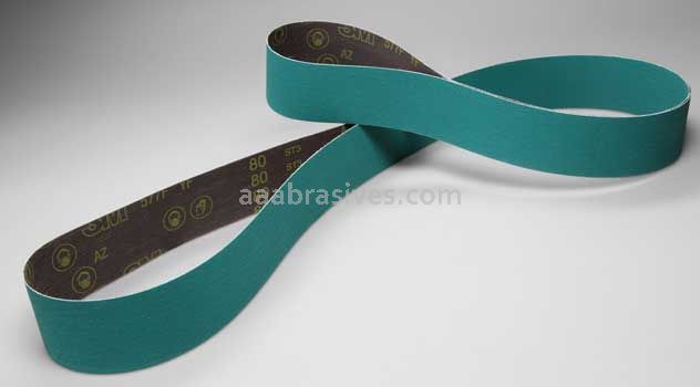 3M&trade; 7000119449 3-1/2 x 15-1/2 60 Grit 577F Cloth Belt