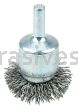 Weiler 10038 1-1/2" Circular Flared Crimped Wire End Brush .020" Steel Fill