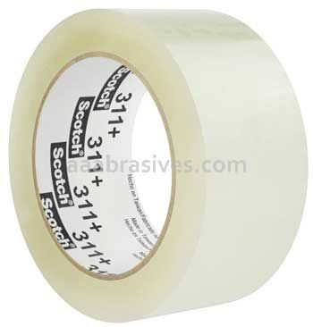 Scotch™ High Tack Box Sealing Tape 311+ Clear 72 mm x 914 m 3M 7010405992