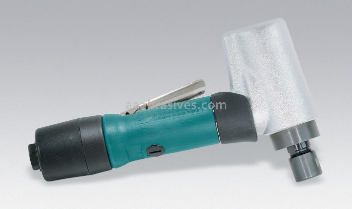 Dynabrade 52223 - .5 hp 7 Degree Offset Die Grinder 24,000 RPM, Gearless, Extended Rear Exhaust, Short Shank, 1/4" Collet