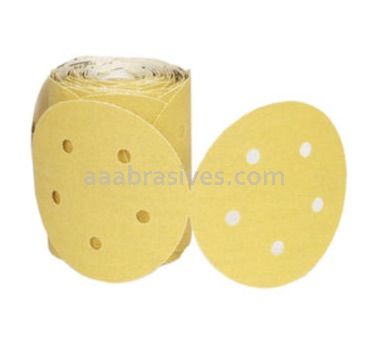 Norton Abrasives 66261021898 5" P180 Grit C-wt Gold Reserve A296 Vac Paper PSA Disc Rolls