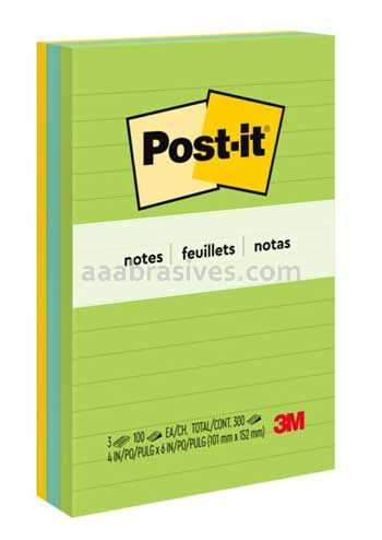 Post-it™ Notes 660-3AU 4 in x 6 in Jaipur Collection 3M 7100145162
