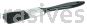 Weiler 40089 1" Industrial Varnish Brush Black China Bristle 2" Trim Length Blue Plastic Sash Handle