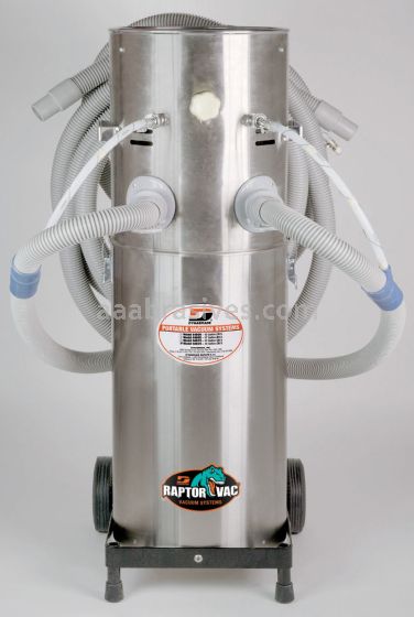 Dynabrade Raptor Vac 64635 Pneumatic Portable Vacuum System, Conductive Hoses