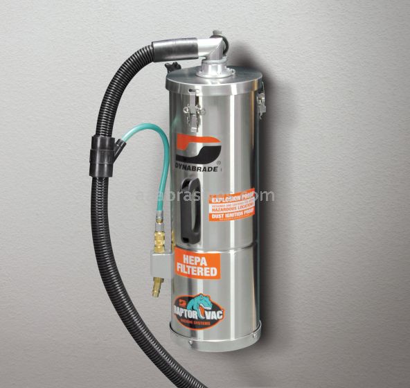 Dynabrade Raptor Vac 61470 Pneumatic Vacuum System, Wall-Mount Style