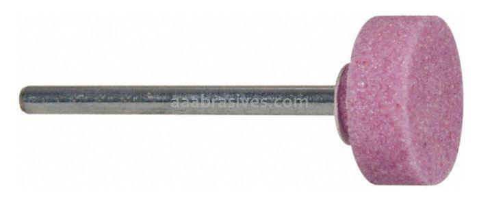 W-192, 5/8x1/4x1/8"sk, Mounted Point, Vitrified, PA/O