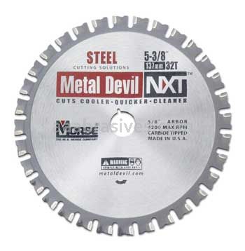 Morse Metal Devil NXT&reg; Steel 5-3/8" 32 Teeth Circular Saw Blades