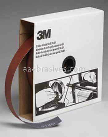 3M&trade; 7000118531 1-1/2 x 50 yds P80 Grit J-weight 314D Utility Cloth Roll