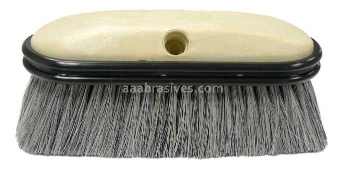 Weiler 44318 9-1/2" Truck Wash Brush Grey Fiber Fill