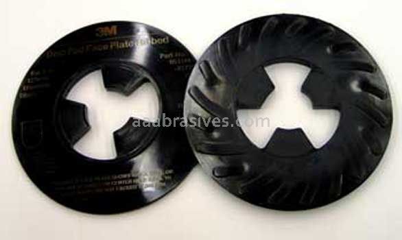 3M™ 7000120518 5” Hard Black Disc Pad Ribbed 81733