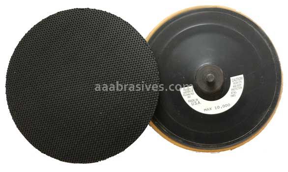 6x5/16-24 Male, Medium, Back-up Pad, Hook & Loop