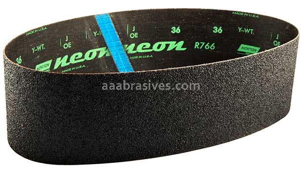 Norton Abrasives 66623390080 4 x 54 P80 Norton Neon R766 Narrow Sanding Belts