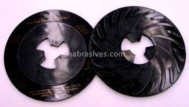 3M™ 7000120514 7” Hard Black Disc Pad Ribbed 80515