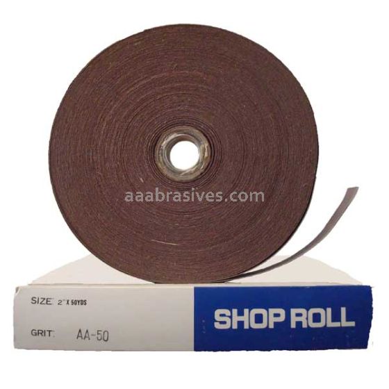 1-1/2x50 yds, 320 A/O, Shop Roll, J-Wt Cl