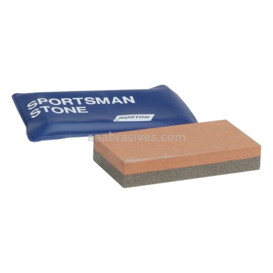 Norton 3 x 1-1/2 x 1/2/India, Coarse/Fine/IBP34/Pocket Stones