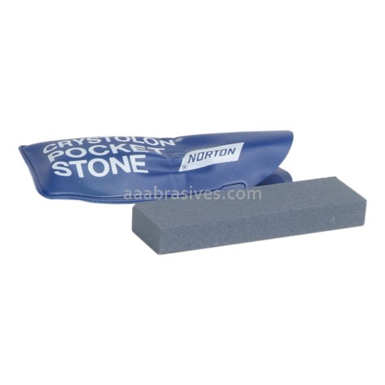 Norton 3 x 7/8 x 3/8 Crystolon Fine JP14 Pocket Stones