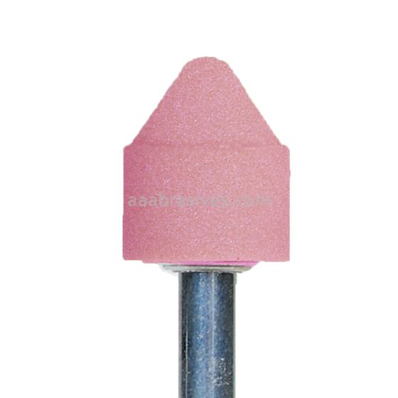 A-14, 1-1/16x7/8x1/4"sk, Mounted Point, Vitrified, PA/O