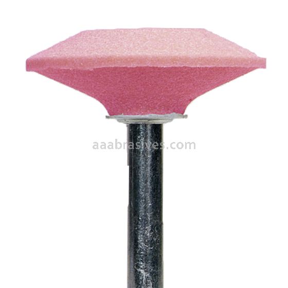 A-36, 1-5/8x3/8x1/4"sk, Mounted Point, Vitrified, PA/O