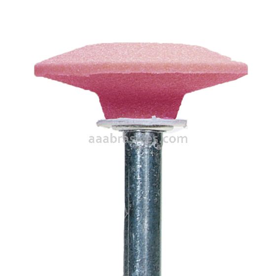 A-37, 1-1/4x1/4x1/4"sk, Mounted Point, Vitrified, PA/O