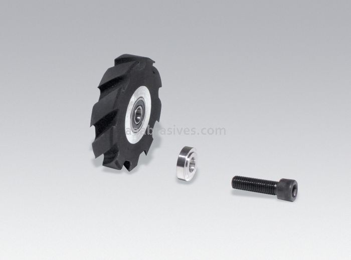 Dynabrade 11644 Contact Wheel Ass"y, 2" Dia. x 1/2" W x 5/8" I.D.