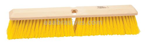 24" Stellar Floor Brush, Green Synthetic Border w/Black Synthetic Center