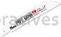 Morse Pipe Boss&reg; Reciprocating Saw Blade 9x1x.050 14 TPI | 25 Blades/Pkg