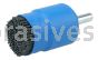 Weiler 86148 1" Diameter FME-Compliant Black Nylox End Brush .055/80 CG Crimped Fill