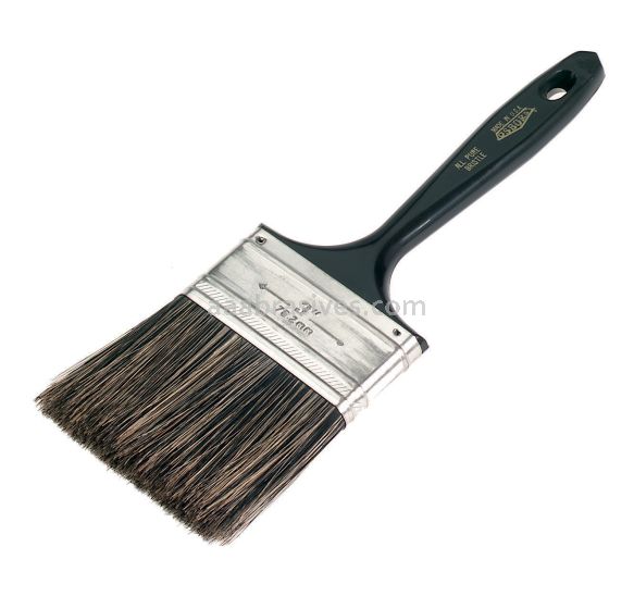 Osborn Brush 4" Varnish Brush 11/16" Thick 2-3/4" TL X Grey Bristle #71105