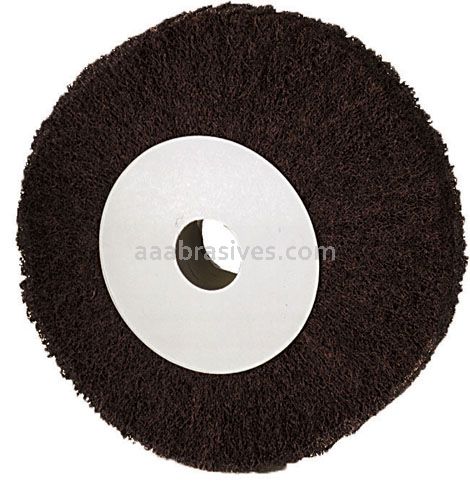 12x2x5, A/O Fine, Unmounted Nonwoven Flap Finishing Wheel