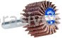 Merit Abrasives 08834131259 1 x 1 x 1/4 Small Diameter Flap Wheels With 1/4" Steel Shank 40 Grit Merit High Performance Ceramic/AO