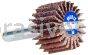Merit Abrasives 08834135140 1-1/2 x 1 x 1/4 Small Diameter Flap Wheels With 1/4" Steel Shank 40 Grit Merit High Performance Ceramic/AO