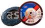 5x5/8-11 #40 Zirc T-27 (Flat), Abrasive Flap Disc Standard, Phenolic Backing