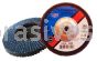 5x5/8-11 #60 Zirc T-27 (Flat), Abrasive Flap Disc Big Max, Phenolic Backing