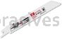 Morse Advanced Edge Bolt&reg; Reciprocating Saw Blade 12x3/4x.050 15/21 TPI | 5 Blades/Retail Pkg