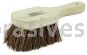 Weiler 72086 8" Utility Scrub Brush Palmyra Fill Short Handle Wood Block