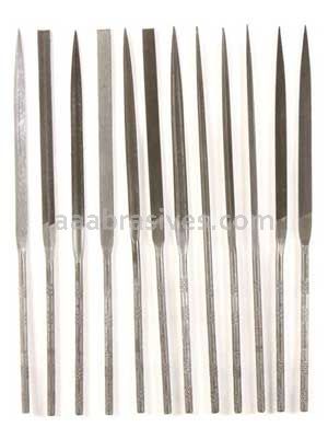 5-1/2" Swiss Pattern Needle File Set/Medium Cut 12-Piece Set