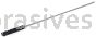 Weiler 34155 CrossFlex Standard Duty Bore Brush 12mm Diameter 240 SC Grit