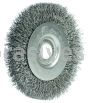 Weiler 00135 4" Narrow Face Crimped Wire Wheel .0118" Steel Fill 5/8"-1/2" Arbor Hole