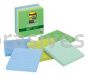 Post-it™ Super Sticky Recycled Notes 675-6SST 4 in x 4 in Bora Bora Collection 3M 7010332778