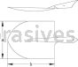 CS Unitec™ EX1006D-280A 240x280mm Rd D-Handle Shovel Nupla handle Aluminum Bronze